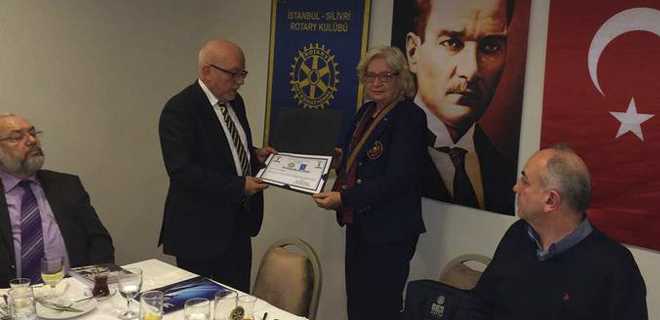 Rotaryenlere Konuşmacı Dr. Alev Güner Evren Katıldı