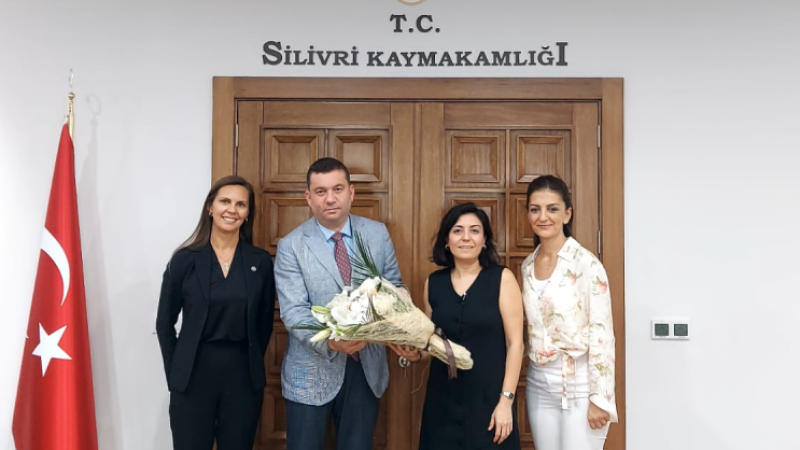 Silivri Mektebimden, Kaymakam Toğan’a ziyaret