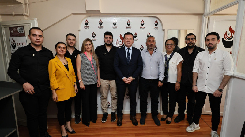 Başkan Balcıoğlu Zafer Partisi İlçe Başkanlığını Ziyaret Etti