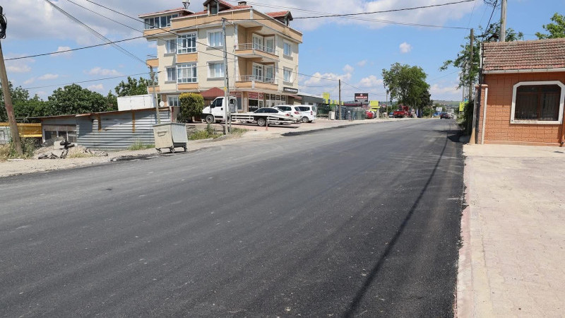 Ortaköy Mahallesi Hümayun Caddesi’nde Asfaltlama Çalışmaları Tamamlandı