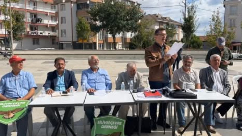 Silivri’de Çimento Fabrikasına Tepki: Çantaköy Meydanı’nda Basın Açıklaması