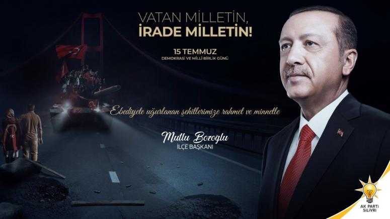 Mutlu  Bozoğlu'ndan, 15 Temmuz mesajı