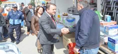 Işıklar Ortaköy Pazarını Ziyaret Etti