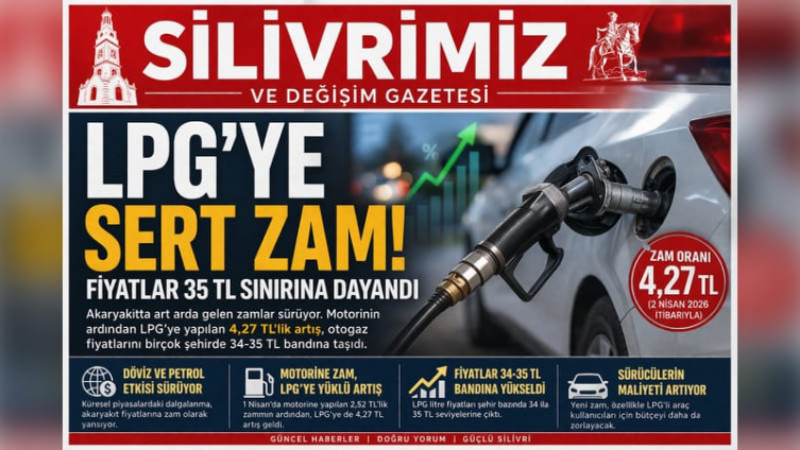 LPG’ye Sert Zam: Fiyatlar 35 TL Sınırına Dayandı
