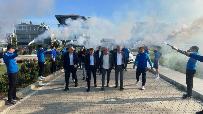 Gümüşyaka’da Genç Sporculara Moral Ziyareti