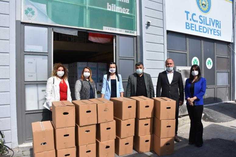 MHP’DEN SİLİVRİ GIDA BANKASINA 100 ADET YARDIM KOLİSİ DESTEĞİ!